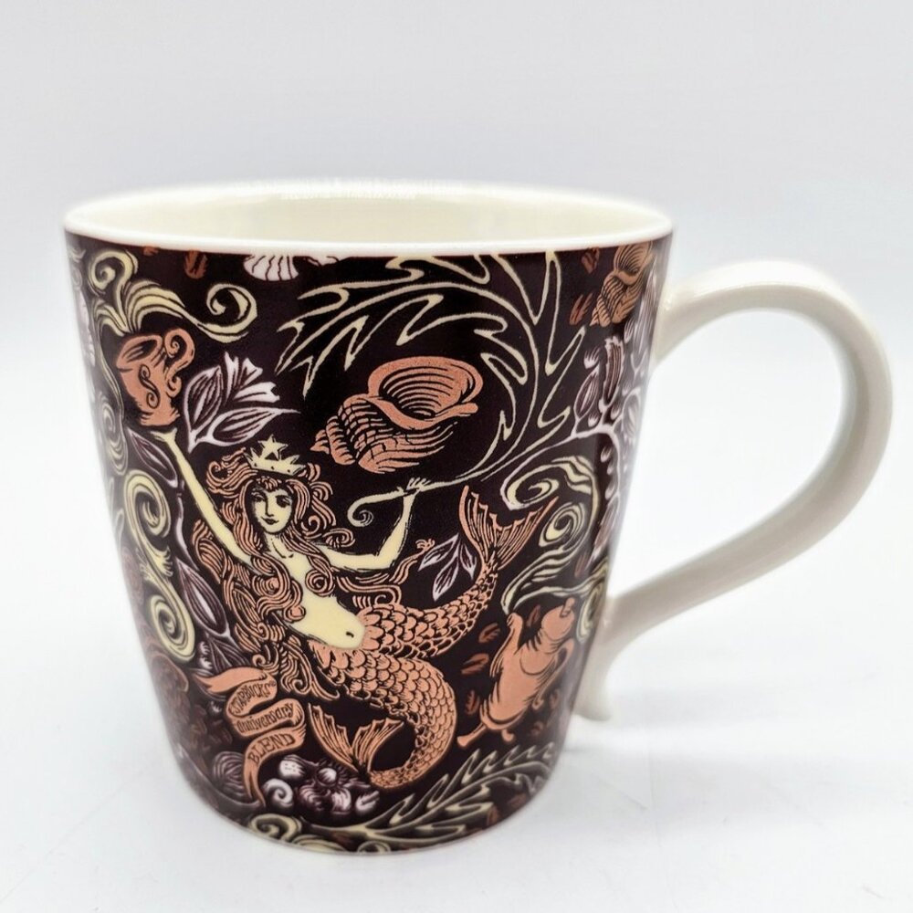 Starbucks Anniversary Blend Mermaid With 2 Tails Bone China Coffee Cup Oddity